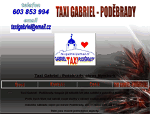 Tablet Screenshot of gabriel-taxi.cz